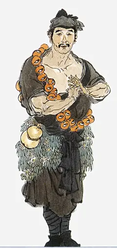 写意人物_新图网 https://www.ixintu.com 水墨人物 国画 手绘人物肖像 图书插图 写意人物 水浒一百零八将 四大名著 水浒插图