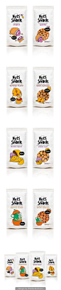 Nuts for Snack packaging in pouch: 