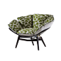 Viola Green Armchair - Galimberti Nino