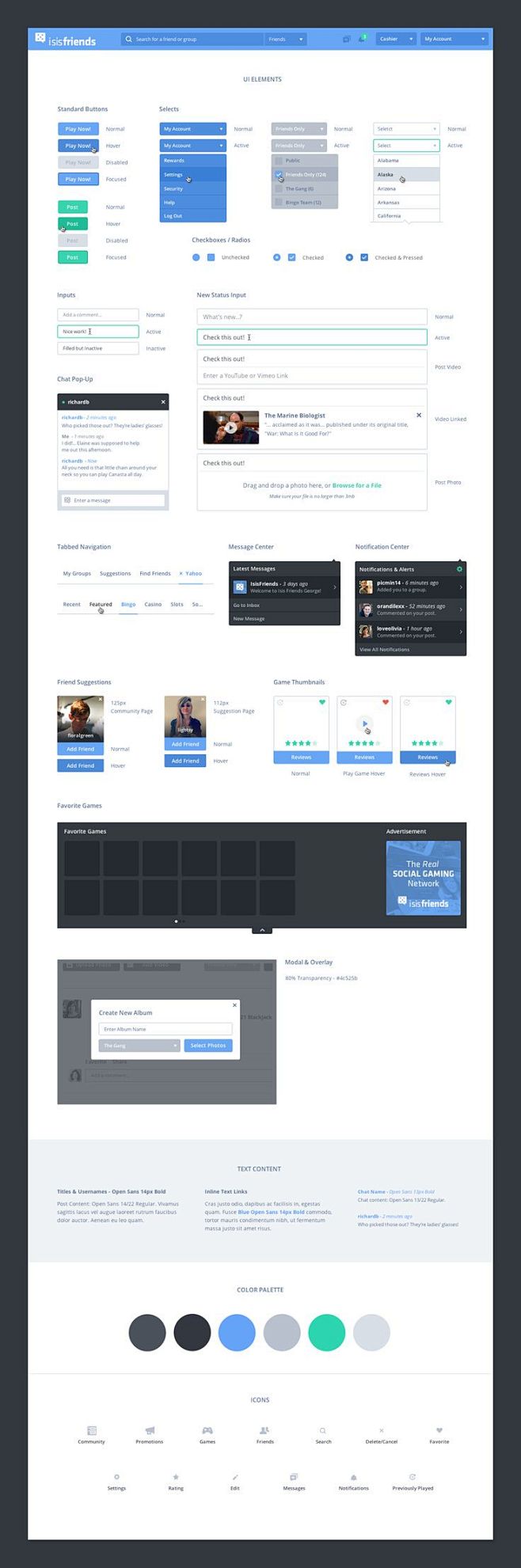 Isis Friends UI Kit ...