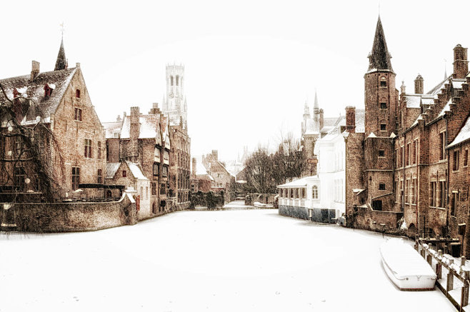 Winter in Bruges by ...