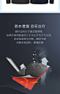 奥索卡户外三合一冲锋衣 黑色 S-小米有品