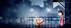 卡通,送伞,母爱,孩子,下雨,海报banner,童趣,手绘图库,png图片,,图片素材,背景素材,3663621北坤人素材@北坤人素材