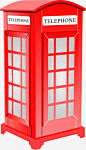TELEPHONEpng免抠素材_新图网 https://ixintu.com 电话亭 建筑 英国 伦敦 英伦风 卡通