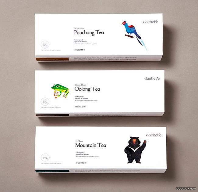 台湾生态茗茶白色礼盒设计 - 中国包装设...