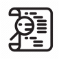 code checking, design, development, find code, html, search, web icon