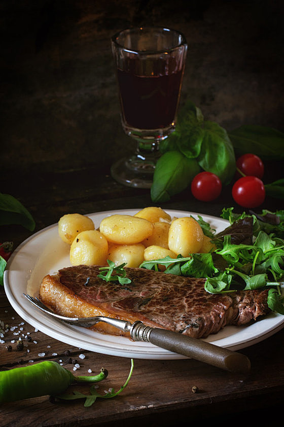 Steak - stock photo