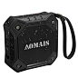 AOMAIS Blutooth Speakers,Outdoor Wireless Portable IPX7 Waterproof Bluetooth Speaker With 8W Output Power,Stereo Pairing function for Shower,Beach,Pool(Black) - <a class="text-meta meta-link" rel="nofollow" href="http://www.car