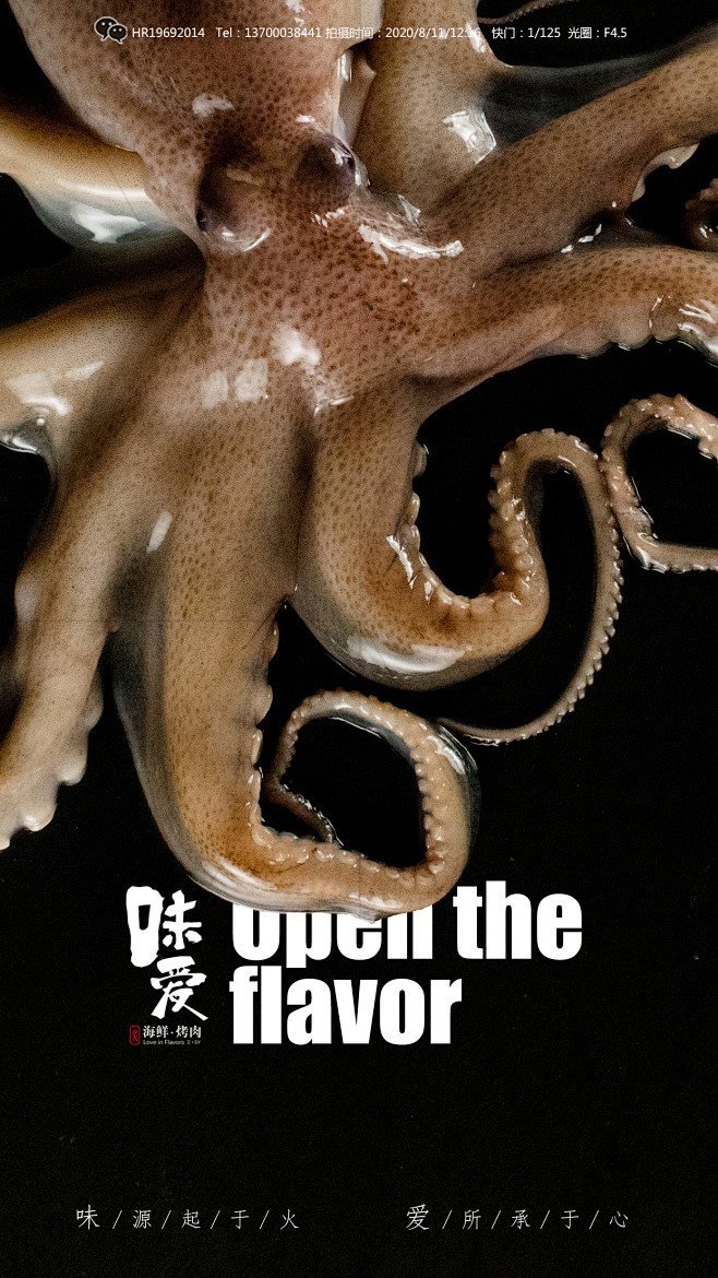 手机海报#海鲜主题表现#章鱼#沈阳烧烤制...