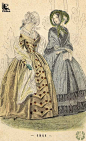 欧洲19世纪女性服饰大全