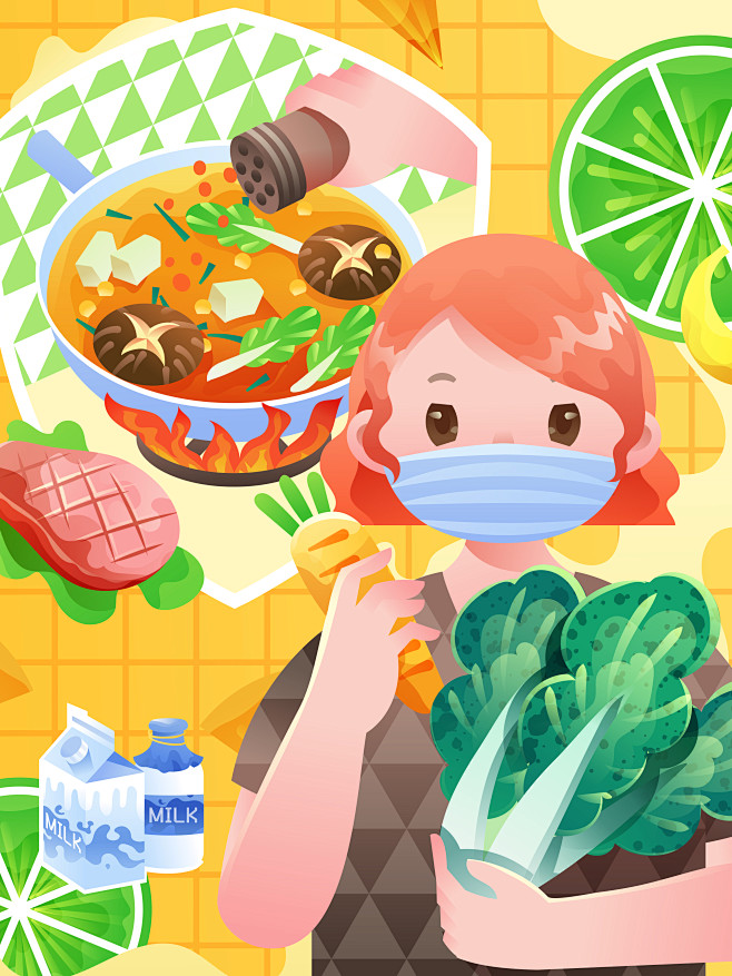 矢量 海报 手绘 插画 illustra...