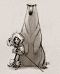 an eskimo and a grumpy bear by Meg Park ^_^: 