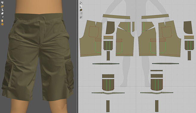 Short Cargo pant 