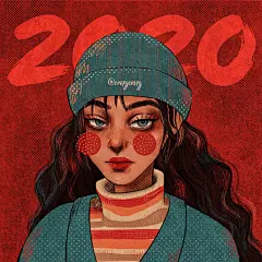 高级厌世脸 插画动漫 人物插画欣赏 -噌噌сёл #logo设计人# ​​​​
