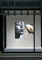 ♂ Creative Hermes store window display Commercial design visual merchandising Maison Hermès Window Display by Tokujin Yoshioka: 