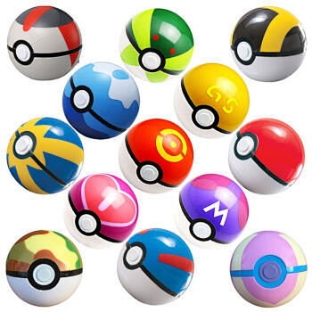 口袋妖怪宠物小精灵神奇宝贝皮卡丘大师球gs精灵球模型玩具全套13款