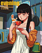 插画师 _jung_ss ​​​​可爱的女生 ​ ​​​​