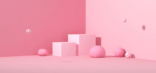 C4D立体背景