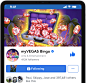 myVEGAS Bingo : Leave that weekend church game behind. This is Bingo taken to a whole new level. From the stunning graphics to the energetic animations to the playful power up’s, myVEGAS Bingo has it all.