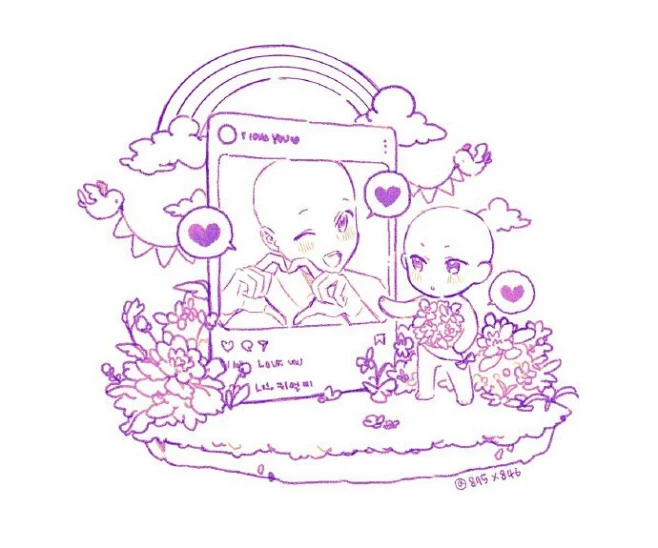 #绘画参考# 拍照主题双人动态 来自twi@875x846 -花瓣网