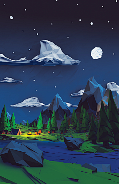 布里星采集到lowpoly