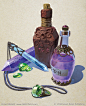 Interior illos for tabletop games: props and still life : Interior illustrations for tabletop game books, props and still life.