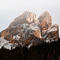 Brown Massive Snow Coated Mountain in Landscape Photography