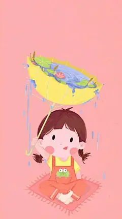儿童插画超话插画超话#插画##壁纸# 
整个夏雨天系列壁纸终于完成啦～
致这个被雨水灌溉的整个夏天
有喜欢这系列笔刷的小伙伴可以zhuan+zan问我拿哦～ ​​​​