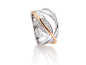 BREUNING - Gorgeous ring, diamonds with sparkling brilliance - 41054680