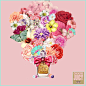 Juicy Couture : A print ad with a banner for my all time favourite parfum 'Viva La Juicy' by Juicy Couture based on a idea that this whimiscal Eau-de-parfum brings out your inner flower child. 