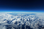 Pyrenees, Mountains, Snow, Zenith, Plane, Landscape