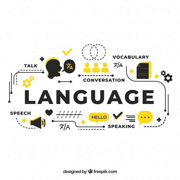 Language concept wit...