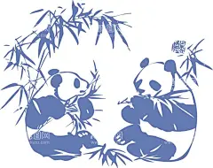 手绘熊猫  - 源文件下载【酷图网】卡通熊猫,手绘熊猫,矢量熊猫,熊猫,可爱熊猫,功夫熊猫,Q版熊猫,熊猫素材,熊猫PNG素材