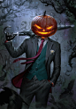 Spooky Jack O' Lantern by BillCreative