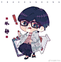 #剧版镇魂# 终于画完了(›´ω`‹ )，拼个九宫格，为什么我要把汪徵小姐姐和桑赞小哥哥画在一起呢，因为出于私心把九儿放了进来，没差啦，九儿是最早画的，所以画风有点跟其他人不太一样，有点比较难过的就是沈教授的颜色不太满意，，，，总之就是，特调处的各位辛苦啦，这里还要打什么tag吗？那我就直 ​​​​...展开全文c