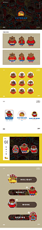 “大胖熊”—品牌提案 | 暖雀网-吉祥物设计/ip设计/卡通形象设计/卡通品牌设计第一平台