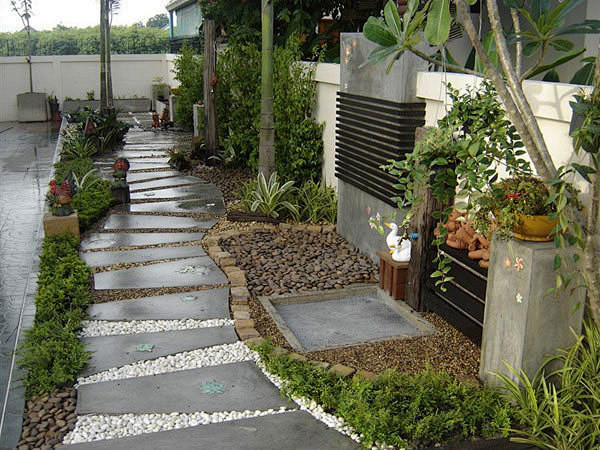 【图】35个幽静的庭院小路设计 | 创意...