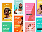 Instagram Stories Templates by Janna Hagan  on Dribbble