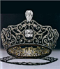 Delhi Durbar Tiara with the Cullinan diamonds attached. Belongs to Queen Elizabeth II.