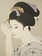 日本大师美人画欣赏 ​ 志村立美（1907~1980.Shimura Tatsumi.日本画家）：​