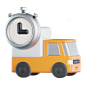 Fast Delivery 3D Illustration