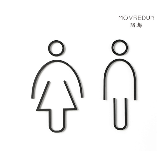 立体男女洗手间标识创意卫生间标识牌卫生间...
