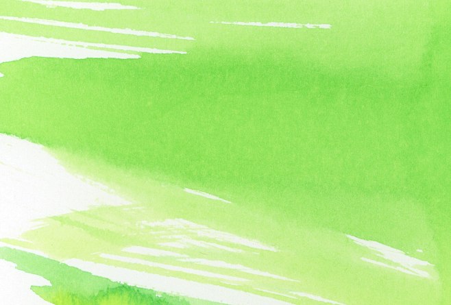 Green watercolor bru...