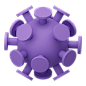 C4D 医疗病毒针筒箱听诊器icons图标立体3d模型素材附obj blend