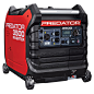 3500 Watt Super Quiet Inverter Generator : Using advanced inverter technology this generator produces more power, with a clean power curve and low fuel consumption. With 11 hours of run time at 25% load this powerful inverter generator is ideal for poweri