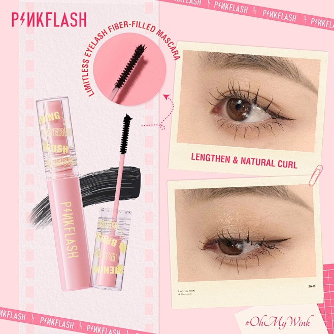 Jual PINKFLASH 6PCS Pink Christmas Makeup Set Eyeshadow Eyeliner