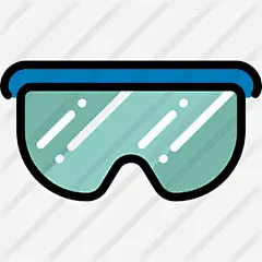 眼镜图标矢量图标_88ICON https://88icon.com 安全 运动 滑雪 眼镜 防护 冬季运动 体育竞赛