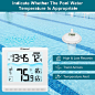 About this item
【Upgraded Waterproof Pool Thermomter】Geevon wireless pool thermometer floating features an advanced IP67 waterproof body with a heavy-duty silicone sealing ring, making it more waterproof. Supports 3 channels switching, so you can view 3 d