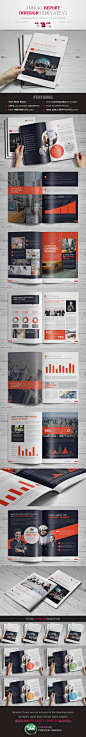 Annual Report InDesign Template - Corporate Brochures