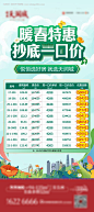 地产暖春特惠一口价展架-源文件【享设计】